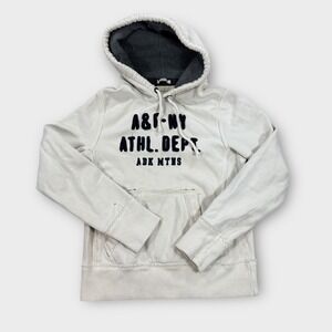 Abercrombie & Fitch Adirondack Hoodie Men's Medium Muscle Fleece Thrashed Y2K